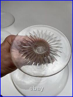 Antique Glass Tazzas Rare Set Of 4 Early Victorian Or Late Georgian Hand Blown Antique Glass Tazzas Rare Set Of 4 Early Victorian Or Late Georgian Hand Blown