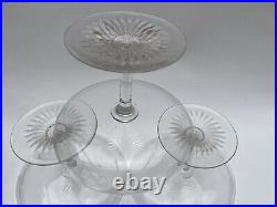 Antique Glass Tazzas Rare Set Of 4 Early Victorian Or Late Georgian Hand Blown Antique Glass Tazzas Rare Set Of 4 Early Victorian Or Late Georgian Hand Blown