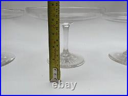 Antique Glass Tazzas Rare Set Of 4 Early Victorian Or Late Georgian Hand Blown Antique Glass Tazzas Rare Set Of 4 Early Victorian Or Late Georgian Hand Blown