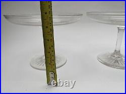 Antique Glass Tazzas Rare Set Of 4 Early Victorian Or Late Georgian Hand Blown Antique Glass Tazzas Rare Set Of 4 Early Victorian Or Late Georgian Hand Blown