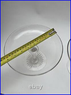 Antique Glass Tazzas Rare Set Of 4 Early Victorian Or Late Georgian Hand Blown Antique Glass Tazzas Rare Set Of 4 Early Victorian Or Late Georgian Hand Blown