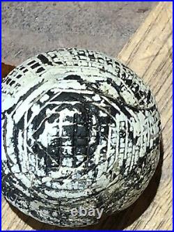 Antique Golf Ball Early Hand Hammered Gutty Ball C1850/60 Very Rare See Desc