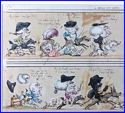 Antique'Grotesque Borders for Rooms & Halls' Very Rare Print c1800 Rowlandson