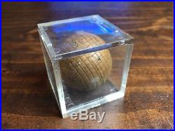 Antique Gutty Ball / Golf Ball With Case Late 1800s Early 1900s Rare