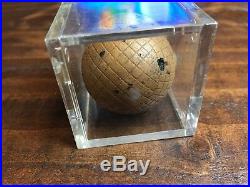 Antique Gutty Ball / Golf Ball With Case Late 1800s Early 1900s Rare
