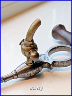 Antique HOLBORN Champagne Tap Corkscrew Victorian Rare Early Barwear
