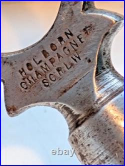 Antique HOLBORN Champagne Tap Corkscrew Victorian Rare Early Barwear