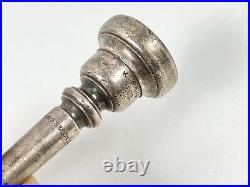 Antique Hawkes & Son Kosikup Mouthpiece Silver-Plated, Early 1900s Rare Design Antique Hawkes & Son Kosikup Mouthpiece Silver-Plated, Early 1900s Rare Design
