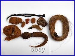 Antique Human Hair Momento Collection Mourning Oddity Rare