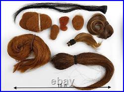 Antique Human Hair Momento Collection Mourning Oddity Rare