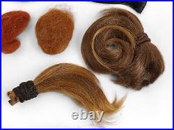 Antique Human Hair Momento Collection Mourning Oddity Rare