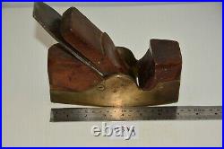 Antique Infill Bronze / Brass Smoothing Plane Rare Early/ Mid 1800s L 7