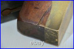Antique Infill Bronze / Brass Smoothing Plane Rare Early/ Mid 1800s L 7