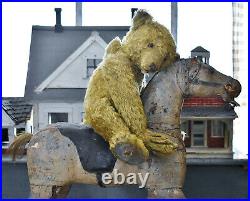 Antique Large Rare Early German Teddy Bear 18 Tall