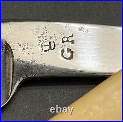 Antique Late 1700's Early1800's GR Razor Beautiful Scale Very Rare