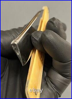 Antique Late 1700's Early1800's GR Razor Beautiful Scale Very Rare