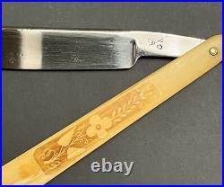 Antique Late 1700's Early1800's GR Razor Beautiful Scale Very Rare
