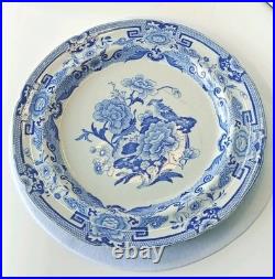 Antique Mason's Blue Pheasants Ironstone Plate 9¾ c1815-25 RARE Early Mark