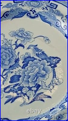 Antique Mason's Blue Pheasants Ironstone Plate 9¾ c1815-25 RARE Early Mark