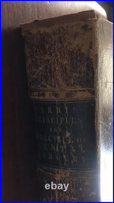 Antique Medical Book Surgery 1845 Dentistry Dentist Rare EARLY 1800s Medicine