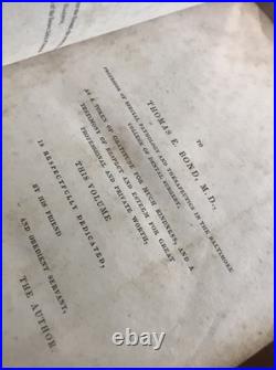 Antique Medical Book Surgery 1845 Dentistry Dentist Rare EARLY 1800s Medicine