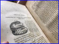 Antique Medical Book Surgery 1845 Dentistry Dentist Rare EARLY 1800s Medicine