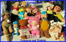 Antique Mohair Teddy Bear Rare Early Ideal Strunz Bing Steiff Bruin Vintage 14