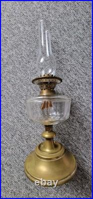 Antique Oil Lamp with Rare Double Burner Late 19th / Early 20th Century