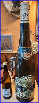 Antique Oversized Shop Display Advertising Bottle Early Blue Nun Wine Very Rare Antique Oversized Shop Display Advertising Bottle Early Blue Nun Wine Very Rare