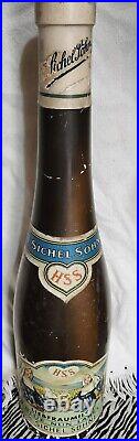 Antique Oversized Shop Display Advertising Bottle Early Blue Nun Wine Very Rare Antique Oversized Shop Display Advertising Bottle Early Blue Nun Wine Very Rare