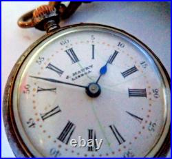 Antique Pocket Watch Rare Early Victorian 1900 By J. Maury Lisboa