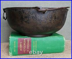 Antique Pre-griswold'erie' Scotch Bowl No. 3 Cast Iron Pot USA Euc Early Rare