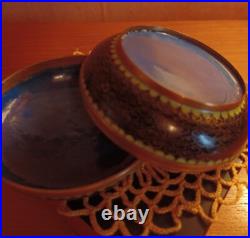 Antique Qing Dynasty Cloisonne Lacquered Metal Box Early 20th Centuary Rare