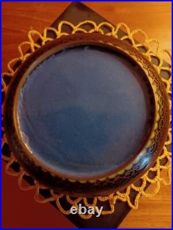 Antique Qing Dynasty Cloisonne Lacquered Metal Box Early 20th Centuary Rare