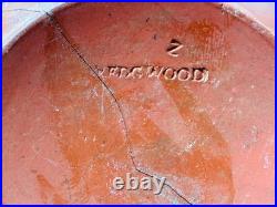 Antique RARE EARLY WEDGWOOD Candle Lantern Broken & Repaired Signed WITH Z