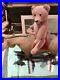 Antique_RARE_Early_Stick_Pink_Bear_1920s_17_Inches_High_01_ns