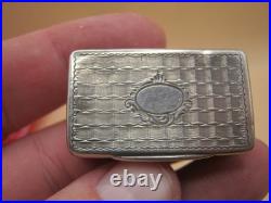 Antique Rare 19th Century Vinaigrette With Sliding Mechanism Early Example