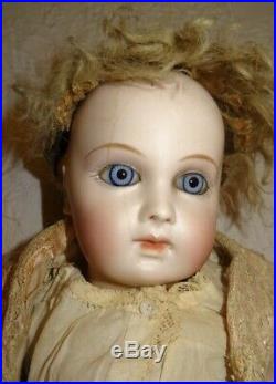 Antique Rare Bebe Early Period Jumeau Almond Eyes Size 1 (16,53 Inches)