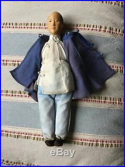Antique Rare DOOR OF HOPE Mission A-ma DOLL pear Wood Head Early Period