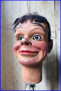 Antique Rare Early 20thC Cased Ventriloquists Dummy Davenport No. 2 by Insull
