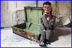 Antique Rare Early 20thC Cased Ventriloquists Dummy Davenport No. 2 by Insull