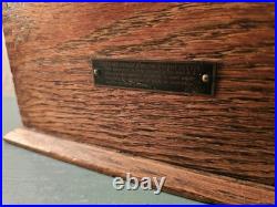 Antique & Rare Early 20th Century Marconi Wireless Transmitter In Oak Case