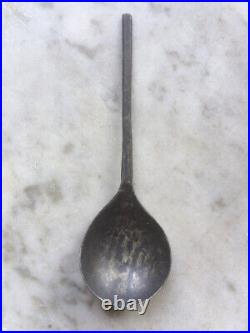 Antique Rare & Early Dutch/English Bronze Spoon Circa 1500 Marked Excavated
