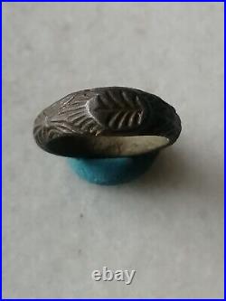 Antique Rare Early Pre\ Georgian Bronze Occult Signet Ring US-5