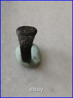 Antique Rare Early Pre\ Georgian Bronze Signet, Seal Ring US-7,5