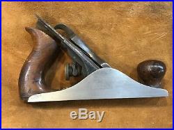 Antique Rare Early Stanley No. 2 Hand Plane Bailey Toolbox Smooth Unrestored