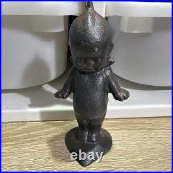 Antique Rare Kewpie Door Stop Solid form Cast Iron Early 19th Century