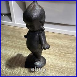 Antique Rare Kewpie Door Stop Solid form Cast Iron Early 19th Century