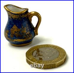 Antique Rare Miniature Tea Set Crown Staffordshire Early 20th C T. Goode & Co