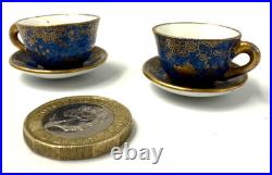 Antique Rare Miniature Tea Set Crown Staffordshire Early 20th C T. Goode & Co
